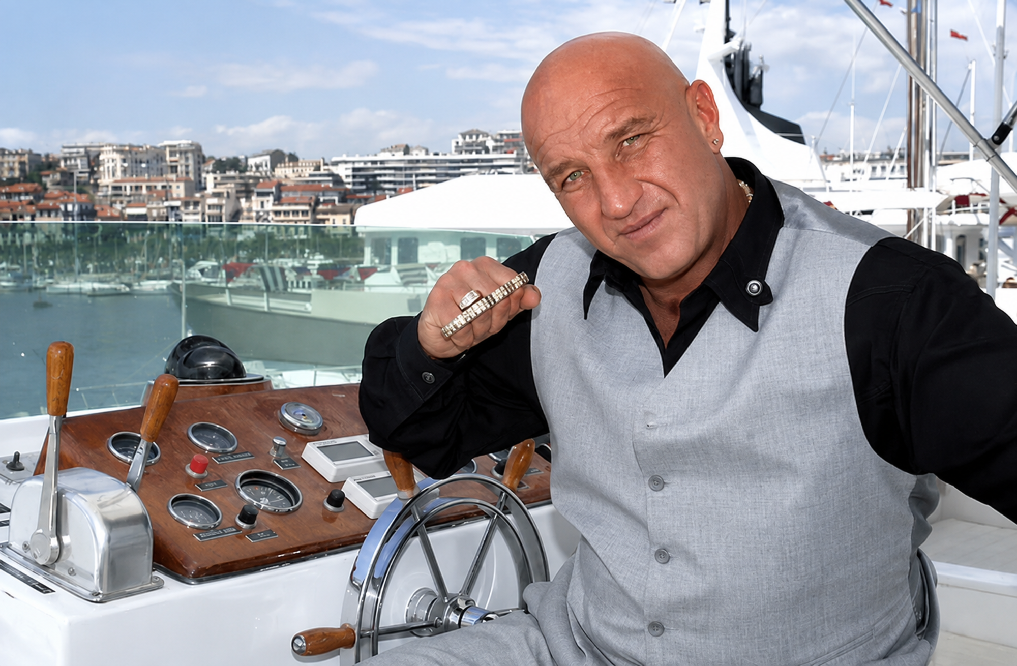 dave courtney at 2001 cannes film festival
