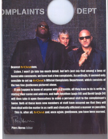 1999 front magazine