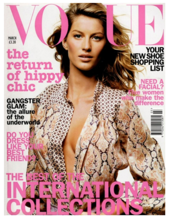 2002 3 vogue modelling shirt for thomas pink