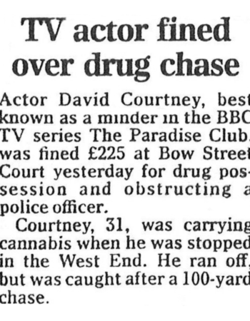1990 12 13 telegraph fined £225 1. possession canabis 2. obstruction police officer