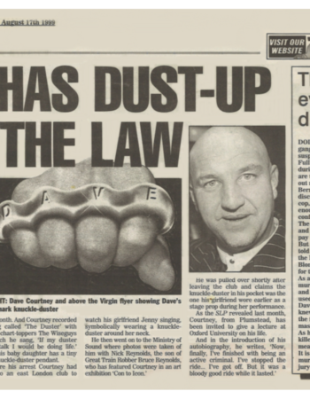 1999 8 17 south london press murder, stop the ride, the duster song, duster arrest