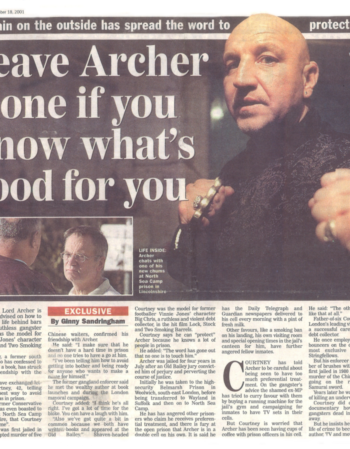 2001 11 18 leave lord archer alone daily express