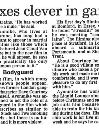 2001 3 23 the courier villain extraordinaire ish in hell to pay