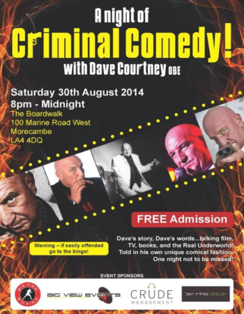 an audience with dave courtney 2014 8 30 morecambe