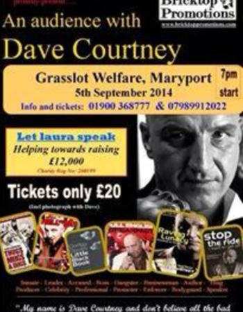an audience with dave courtney 2014 9 5 maryport