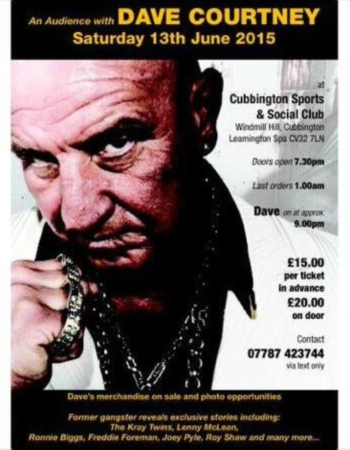 an audience with dave courtney 2015 6 13 leamington spa