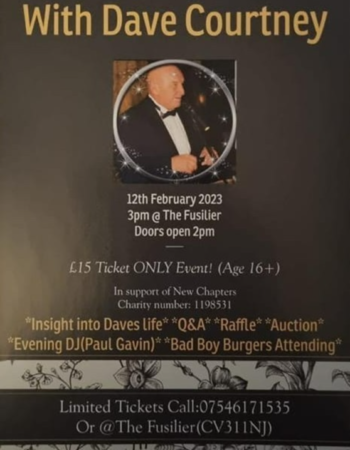 an audience with dave courtney 2023 2 12 leamington spa