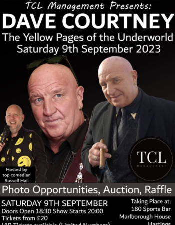 an audience with dave courtney 2023 9 9 hastings