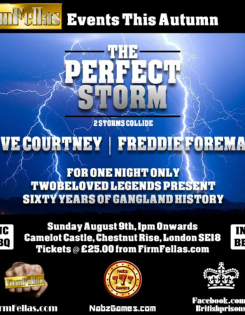 an audience with dave courtney and freddie foreman 2015 8 9 camelot