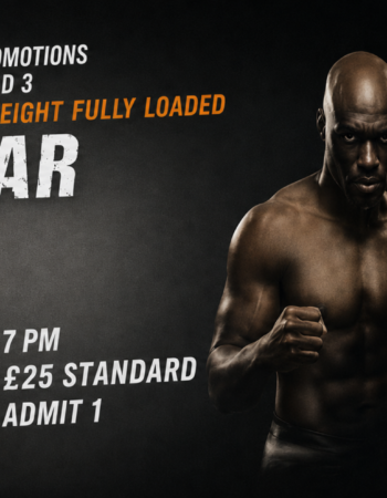 Bare Knuckle Boxing bbad 3 (1) 23 feb 2013 event ticket hinckley