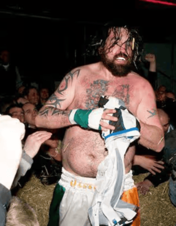 Bare Knuckle Boxing bbad 7 (8) 22 mar 2014 james gypsy boy mcrory takes on jason the machine gun young of usa